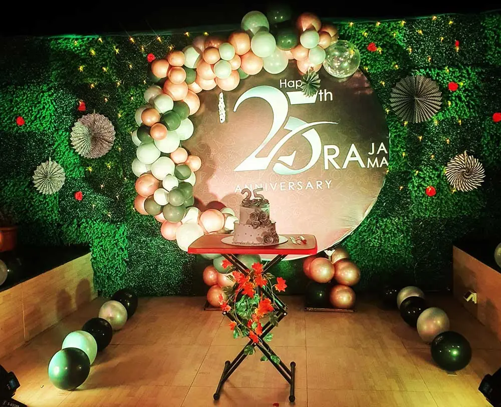 Sky Dine celebration decor